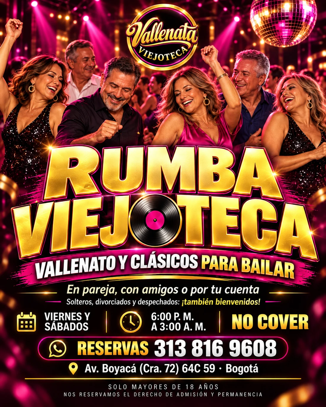 Vallenato y viejoteca: dos maneras de disfrutar una misma noche